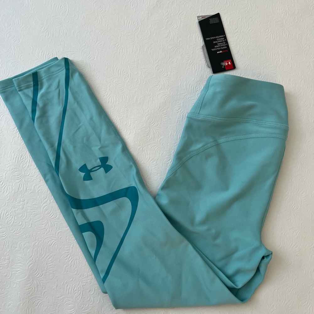 Under Armour HeatGear Shine Graphic Crop Leggings